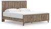 Cama King con paneles Keithland