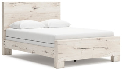 Lawroy Queen Panel Bed - Light Natural