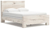 Cama Queen con paneles Lawroy