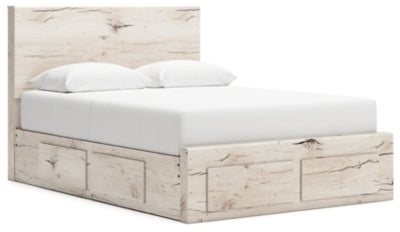 Cama Queen con almacenamiento y paneles Lawroy
