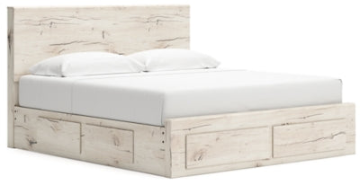 Cama con almacenamiento Lawroy King Panel