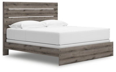Urbanoore King Panel Bed - Brown Gray