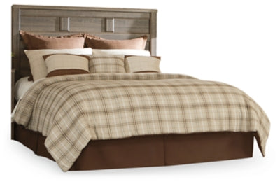 Juararo Queen Panel Headboard - Dark Brown