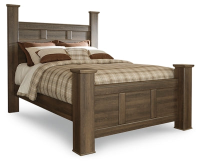 Cama con dosel tamaño queen de Juararo