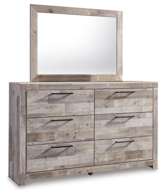 Effie Dresser and Mirror - Whitewash