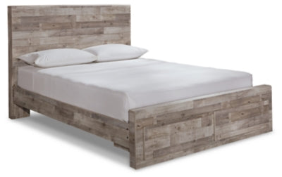 Cama Queen Effie con dos cajones de almacenamiento - Encalar
