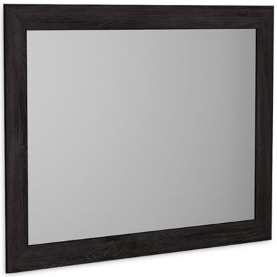 Belachime Bedroom Mirror - Charcoal