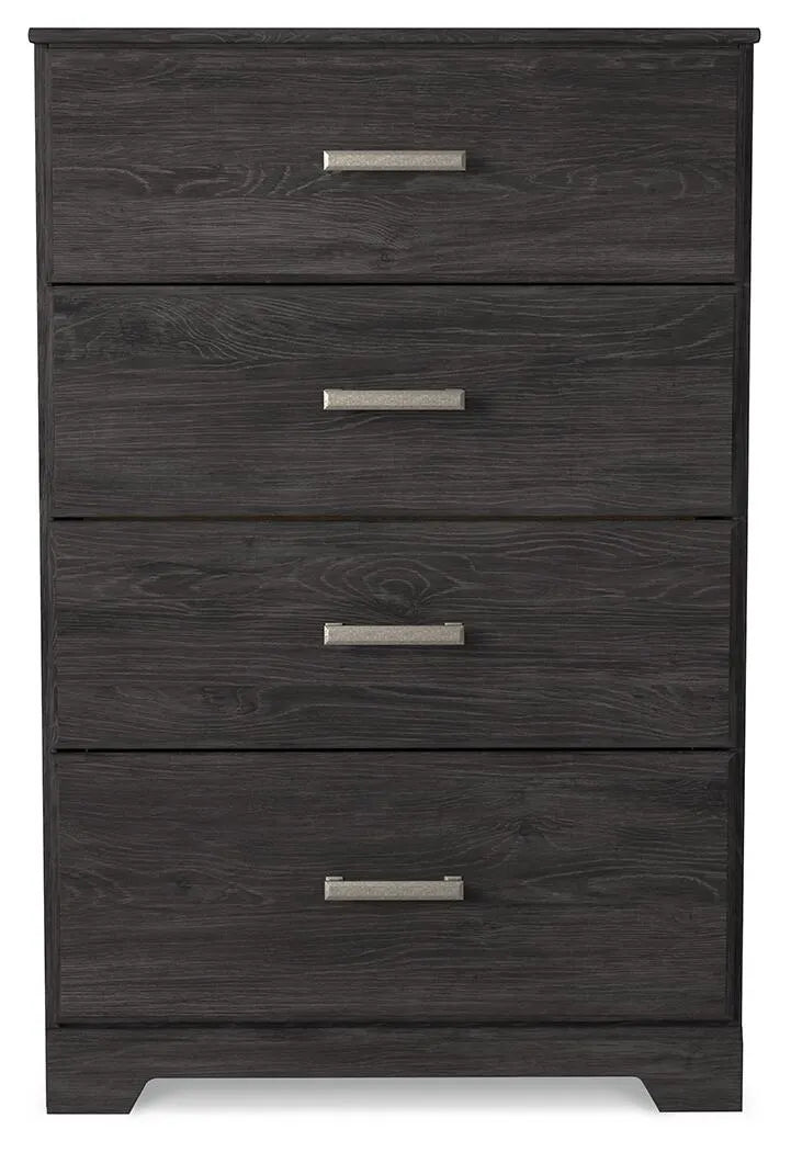 Belachime Chest of Drawers - Charcoal