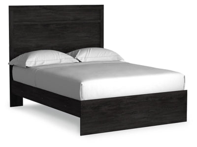 Belachime Full Panel Bed - Charcoal