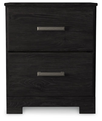 Belachime Nightstand - Charcoal
