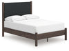 Cama Cadmori con plataforma y paneles tapizados
