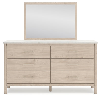 Cadmori Dresser and Mirror - Two-tone
