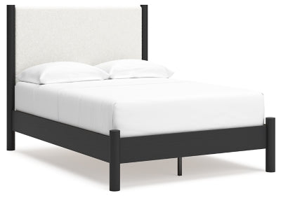 Cama Cadmori con paneles tapizados