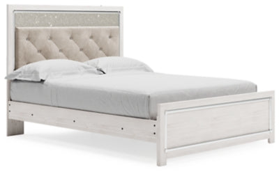 Cama Queen con paneles Altyra - Blanco