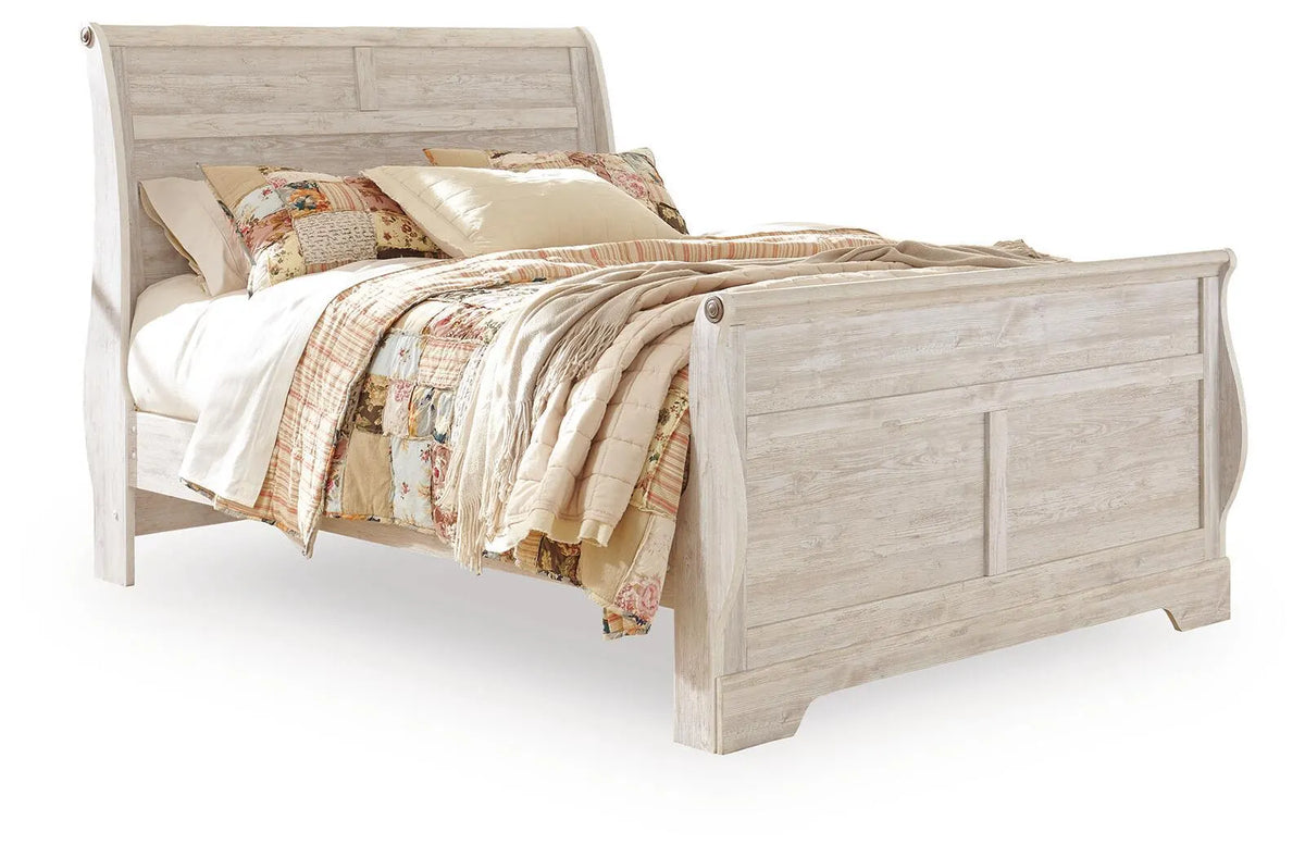 Cama tipo trineo Willowton King - Encalar