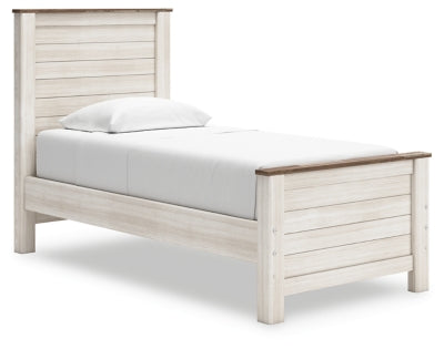 Cama individual con paneles Willowton