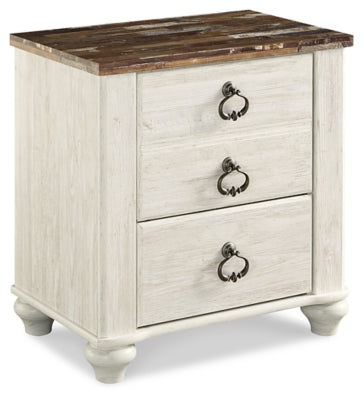 Willowton Nightstand - Whitewash