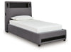 Cama tapizada individual Cayberry