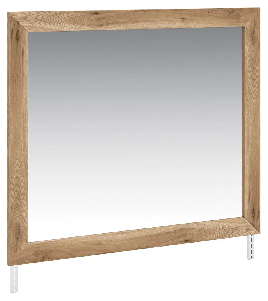 Rowden Bedroom Mirror - Warm Brown
