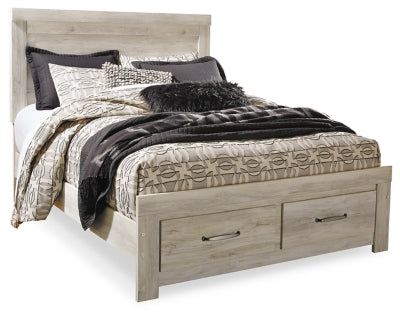 Bellaby Queen Platform Bed with 2 Storage Drawers - Whitewash