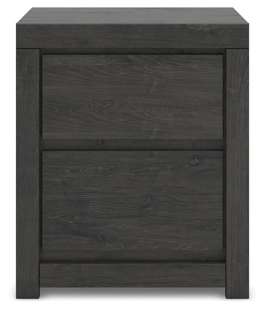 Parlayon Nightstand - Charcoal