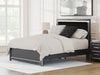 Cama Queen Birmonton con plataforma tapizada