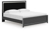Birmonton King Upholstered Panel Platform Bed