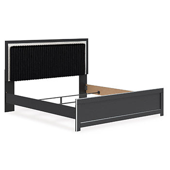 Birmonton King Upholstered Panel Headboard
