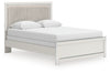 Cama Queen Birmonton con paneles tapizados