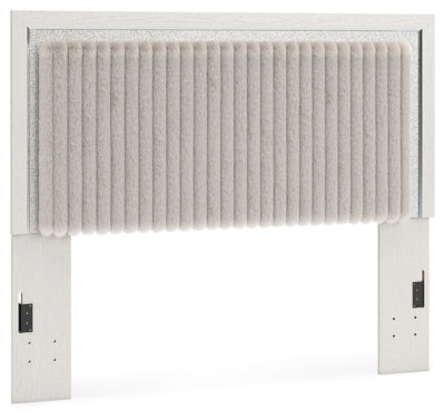 Cabecero tapizado tamaño queen Birmonton