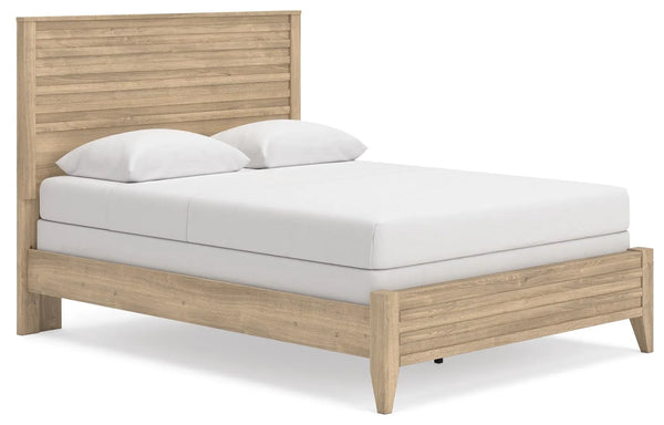Cama Queen con paneles Holloway