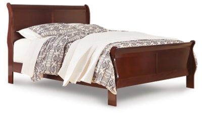 Cama tipo trineo Alisdair King - Marrón rojizo