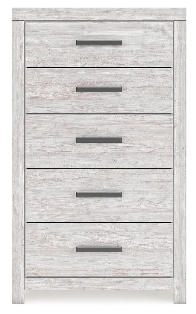 Cayboni Chest of Drawers - Whitewash