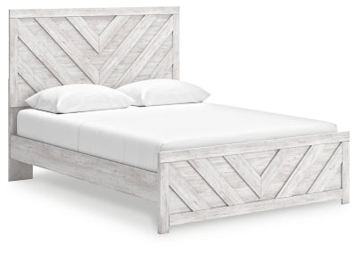 Cama Queen con paneles Cayboni