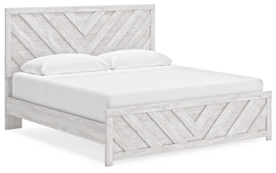 Cama King con paneles Cayboni - Encalar