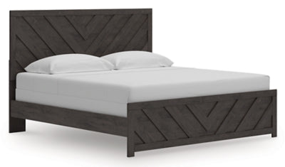 Cama King con paneles Prendonea