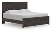 Cama King con paneles Prendonea