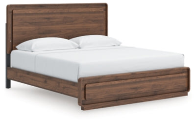 Cama King con paneles Hollinaze