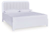 Frostlyn King Upholstered Panel Bed
