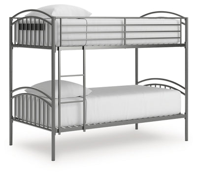 Litera Hilletran Twin sobre Twin con escalera
