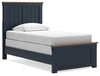 Cama individual con paneles Landocken