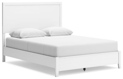 Cama Queen con paneles Binterglen - Blanco