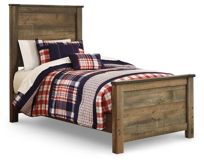 Trinell Twin Panel Bed - Brown
