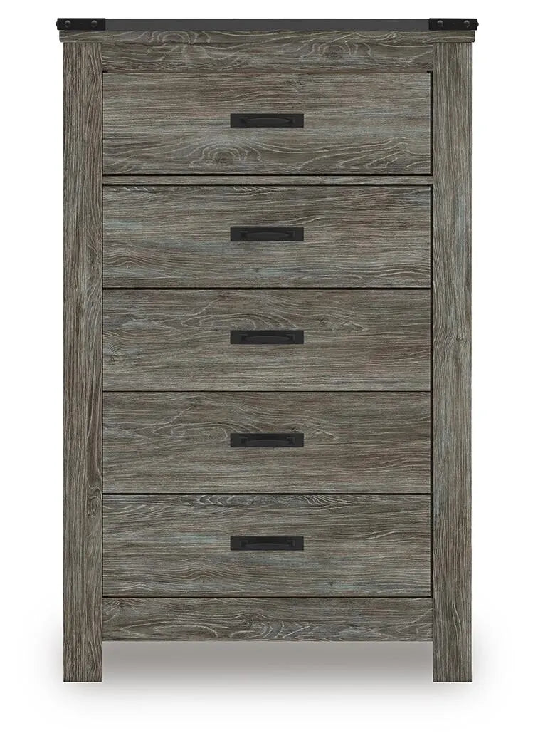 Frandern Chest of Drawers - Gray