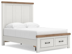 Savonport Full Panel Storage Bed