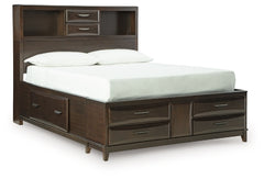 Cama Queen Vanmore con espacio de almacenamiento