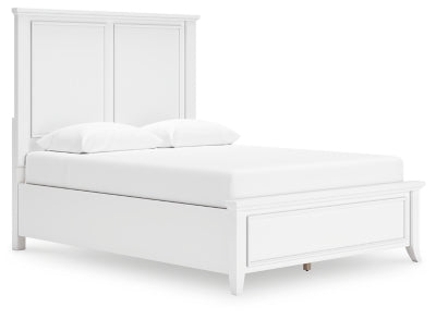 Trulani Queen Panel Bed - White