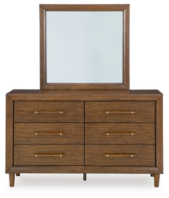 Lyncott Dresser and Mirror - Brown