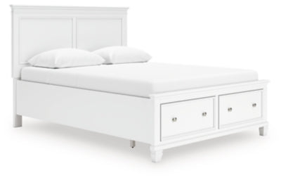 Cama con almacenamiento Fortman Queen Panel