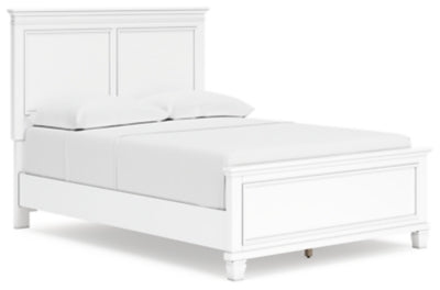 Fortman Full Panel Bed - White